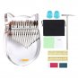 Treelf TF-17C 17 key Kalimbas Acrylic Thumb Piano 17 Keys Mbira Transparent Keyboard Instrument