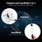 Wireless Microphone Headset, UHF Wireless Headset Mic System, 160ft Range, Headset Mic and Handheld