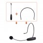Wireless Microphone Headset, UHF Wireless Headset Mic System, 160ft Range, Headset Mic and Handheld