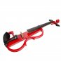NAOMI Electric Violin 4/4 Violin Electric Violin Hard Case+ Cable +Headphone Red Color Set