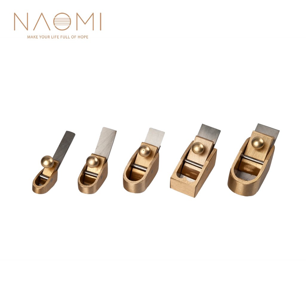 5PCS NAOMI Violin Plane Cutter Violin Tool Woodworking Plane Cutter Brass Luthier Tools DIY Violin U