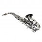 Slade Bb Soprano Saxophone Sax Brass Material Woodwind Instrument with Case Gloves Cleaning Cloth Br