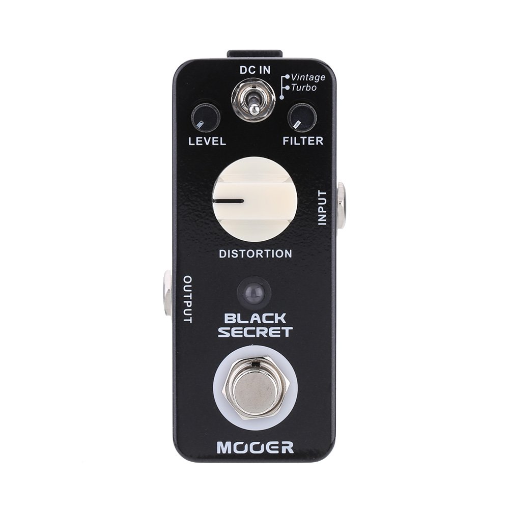 Mooer Black Secret Micro Mini Distortion Electric Guitar Effect Pedal True Bypass Guitar Parts & Acc