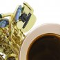 Bb key to High F key and G Key Phosphor Bronze Copper Curved Soprano Saxophone