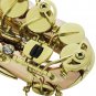 Bb key to High F key and G Key Phosphor Bronze Copper Curved Soprano Saxophone