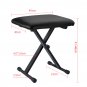 Piano Stool Portable Adjustable 3 Way Keyboard Folding Seat Bench Chair Cushion