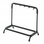 5 Way Multi Guitar Display Black Rack Stand Padded Electric Acoustic Bass Holder
