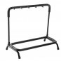 5 Way Multi Guitar Display Black Rack Stand Padded Electric Acoustic Bass Holder