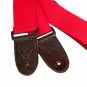 NAOMI Guitar Strap Guitar Accessories Adjustable Shoulder Strap Red Color Musical Instrument Accesso