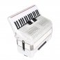 IRIN 34 Key 48 Bass Accordion Musical Instrument Accordion White Beginner Adult Musical Instrument W