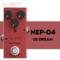 NAOMI NEP-04 Mini Single Distortion Pedal for Electric Guitar US Dream DC 9V True Bypass