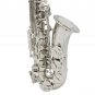 SLADE E-Flat Eb Alto Saxophone Silver Lacquer with Storage Case Kit
