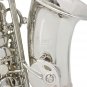 SLADE E-Flat Eb Alto Saxophone Silver Lacquer with Storage Case Kit