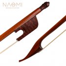 NAOMI Professional Violin/Fiddle Bow 4/4 Snakewood Bow Baroque Style Snakewood Frog White Mongolia H
