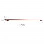 NAOMI Professional Violin/Fiddle Bow 4/4 Snakewood Bow Baroque Style Snakewood Frog White Mongolia H