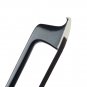 NAOMI 4/4 Size Violin/ Fiddle Bow Carbon Fiber Bow Round Stick AAA Grade Black Horsehair Ebony Frog 