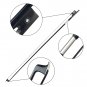 NAOMI 4/4 Size Violin/ Fiddle Bow Carbon Fiber Bow Round Stick AAA Grade Black Horsehair Ebony Frog 