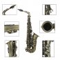 Slade High Grade Antique Eb E-flat Alto Saxophone Sax Abalone Shell Key Carve Pattern with Case Glov