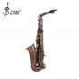 Slade Red Bronze Bend Eb E-flat Alto Saxophone Sax Abalone Shell Key Carve Pattern with Case Gloves