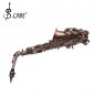 Slade Red Bronze Bend Eb E-flat Alto Saxophone Sax Abalone Shell Key Carve Pattern with Case Gloves