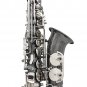 Slade Bend Eb E-flat Alto Saxophone Sax High Quality Brass Black Nickel Plating Abalone Shell Keys C