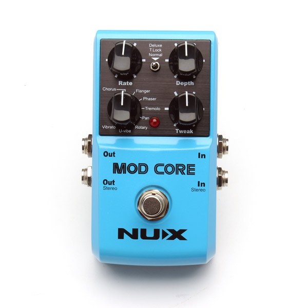 NUX MOD Core Guitar Effects Pedal 8 Modulation Effects Chorus Flanger Phaser Rotary Pan U-vibe and V