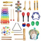 20 Percussion Xylophone Kids Baby Wooden Toddler Musical Instrument Toys Band