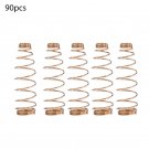 90PCS Piano Spring Piano Hammer Butt Spring Piano Damper Lever Springs Piano Action Spring Vertical 