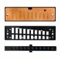 NAOMI  7PCS Blues Harmonica 10 Holes C Key Blues Band Harmonica Set With Case