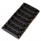 NAOMI  7PCS/Set 10 Holes C Key Piedmont Blues Harmonica with Case