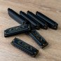 NAOMI  7PCS/Set 10 Holes C Key Piedmont Blues Harmonica with Case