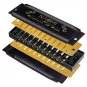 NAOMI  7PCS/Set 10 Holes C Key Piedmont Blues Harmonica with Case