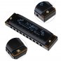 NAOMI 3PCS Hoodoo Blues Harmonica C D G Tone Harmonica Set with Case