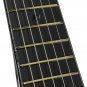 23'' Black 6 String Beginner Wood Acoustic Guitar with Pick + Wire