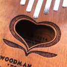 17 Keys Kalimbas African Solid Mahogany Wood Thumb Piano Music Percussion Gift