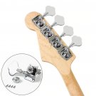 4Pcs Guitar Tuning Pegs Electric Bass Tuner Peg Guitar Open Gear Tuning Pegs Machine Heads for Jazz 