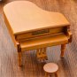 Wooden Mechanical Classical Grand Piano Music Box Collectible Gift Movement Hobbies Fashion Accessor
