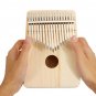17 Key Kalimba Wood Thumb Piano Finger Keyboard Instrument  w/Tuning Hammer Gift