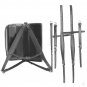 4Pcs/set Adjustable Black Leather Shoulder Accordion Strap for 80/96/120 Bass