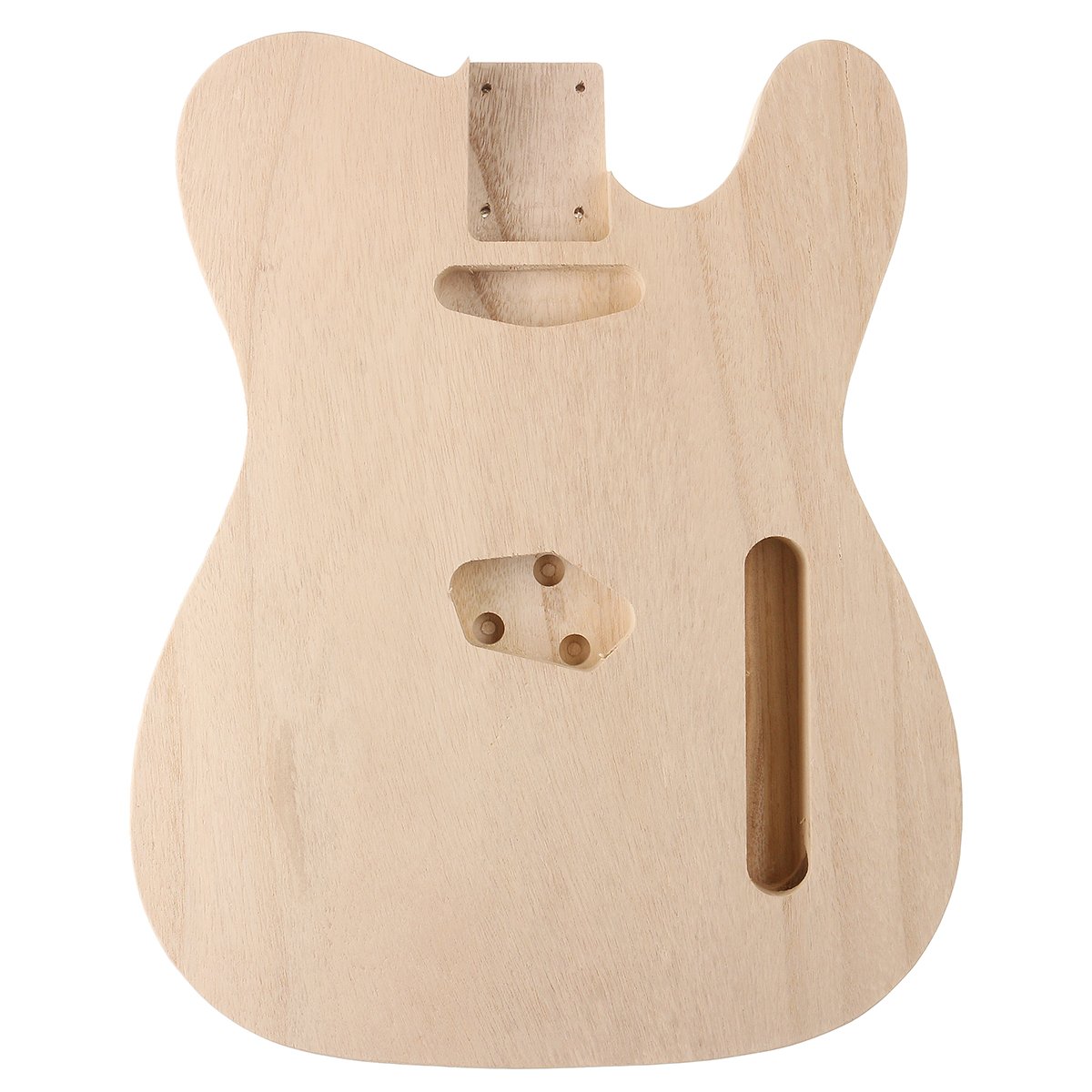 For TL Style Guitar Unfinished DIY Electric Guitar Barrel Body Polish Maple Wood