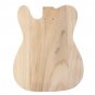 For TL Style Guitar Unfinished DIY Electric Guitar Barrel Body Polish Maple Wood