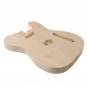 For TL Style Guitar Unfinished DIY Electric Guitar Barrel Body Polish Maple Wood