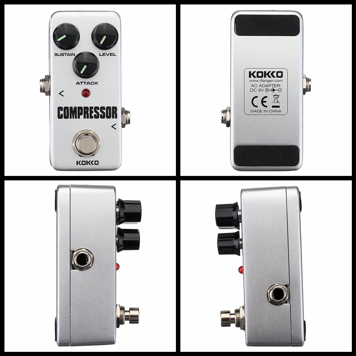 KOKKO FLP2 Mini Processor Guitar Effects Pedal Board Fit Electric Guitar Compressor