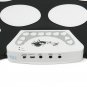 Foldable Roll Up USB Electronic Drum 9 Silicon Pad Kit Silicon w/ Stick Kid Gift