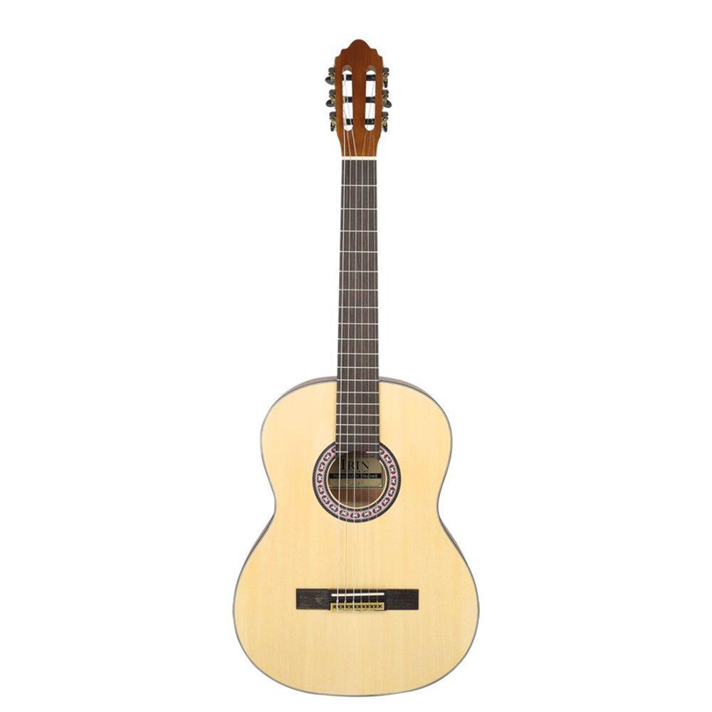 IRIN S300 Classical Guitar Round Corner 39inch Spruce Panel String Instrument for Guitar Learners