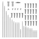 57Pcs/Set Soprano Repair Part Set Screw Parts + Saxophone Springs Woodwind Instruments Professional 
