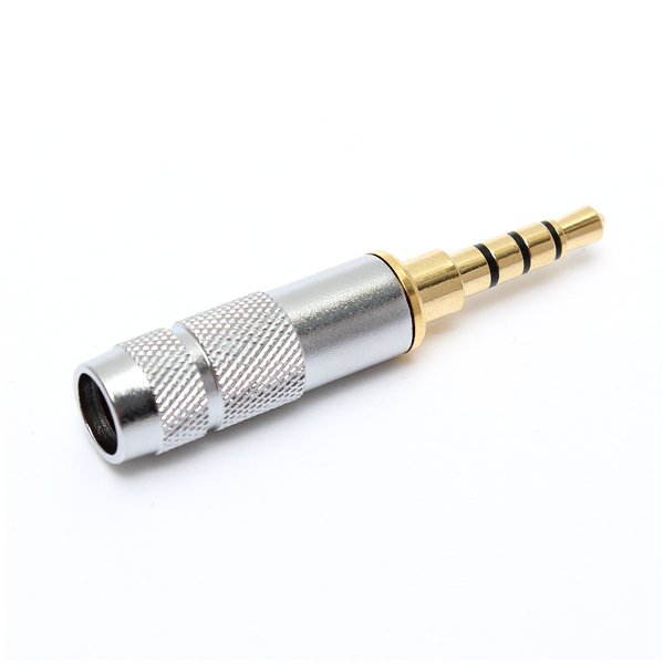 10 PCS 3.5mm 4 Pole Stereo Male Jack Plug Audio Solder Connector