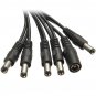 Zebra 5 Way Guitar Effect Pedal Daisy Chain Power Supply Cable Splitter