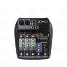 ELM AI-4 Karaoke Audio Mixer Mixing Console Compact Sound Card Mixing Console Digital BT MP3 USB for