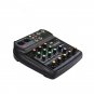 ELM AI-4 Karaoke Audio Mixer Mixing Console Compact Sound Card Mixing Console Digital BT MP3 USB for